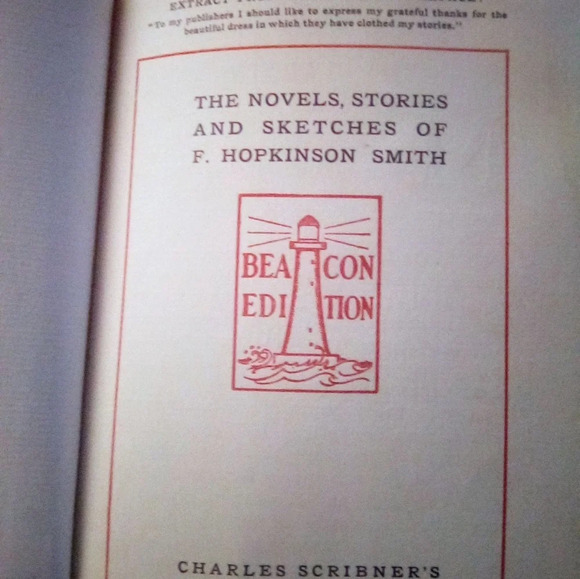 The Novels, Stories And Sketches of F. Hopkinson Smith Beacon Edition… - Picture 2 of 4